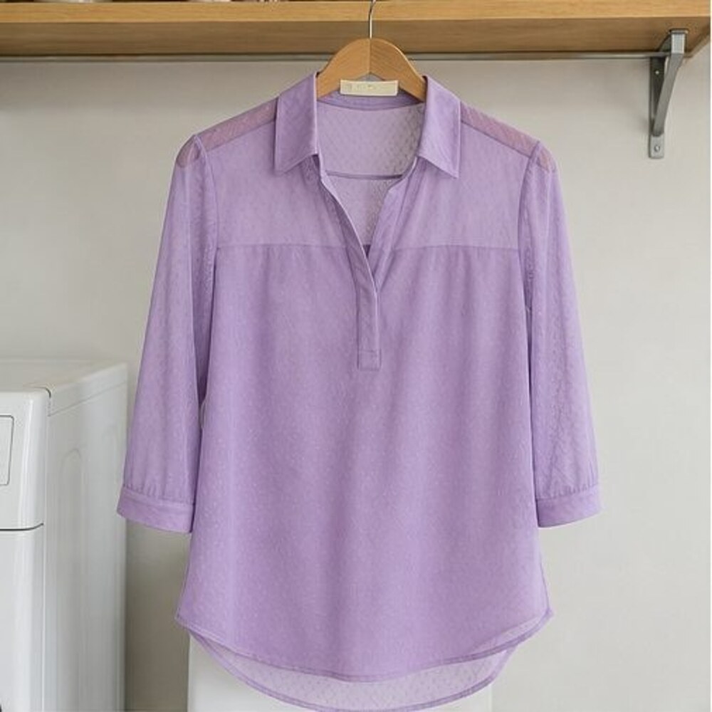 Lilac Tunic Blouse